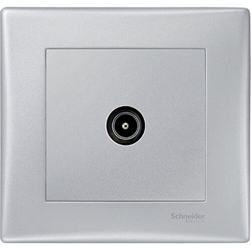 Priza TV, Schneider Sedna, de capat, Aluminiu